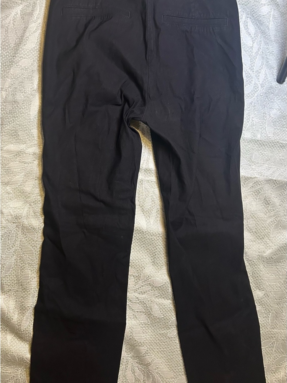 Anthropologie Black Tailored High-Rise Pants